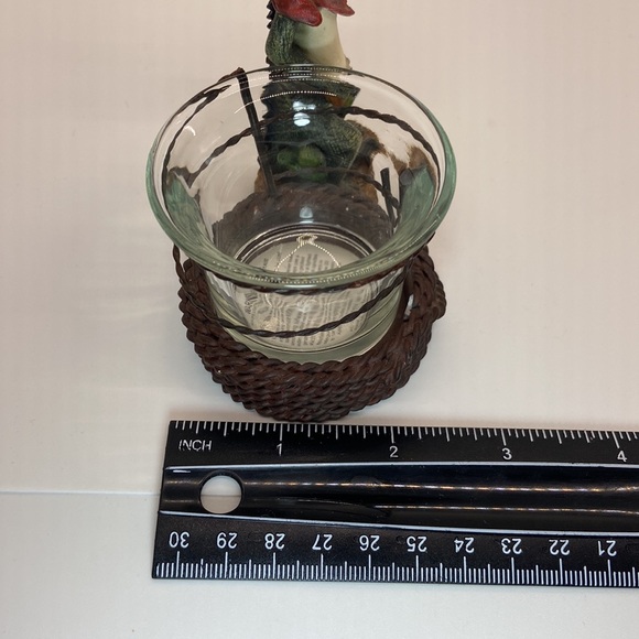 Gecko Southwestern Votive Candle. Glass Candle Holder. Very Unique. - Picture 10 of 11